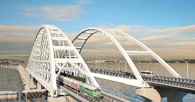 железнодорожные перевозки грузов по Крымскому мосту